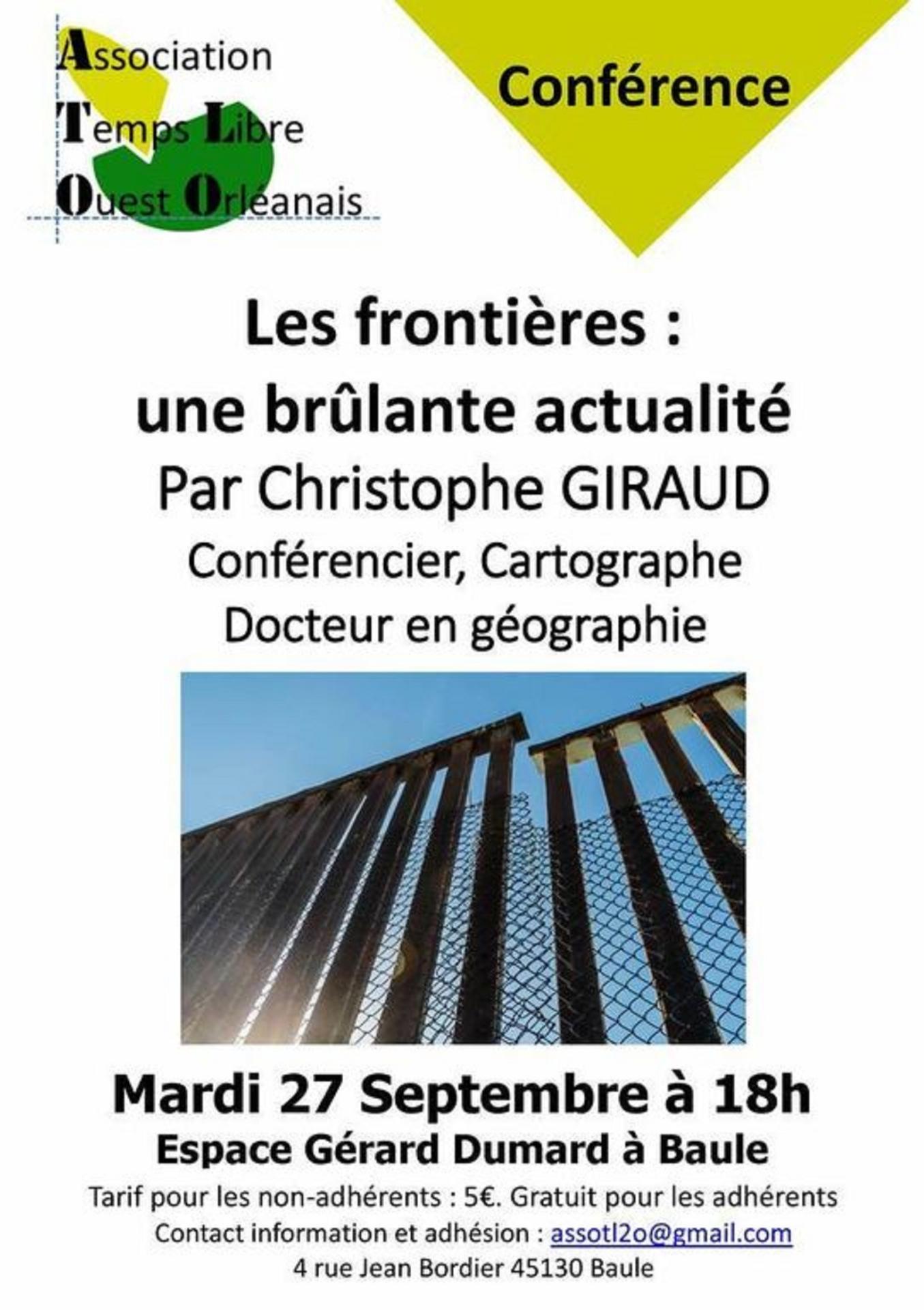 Affiche conference baule format a4