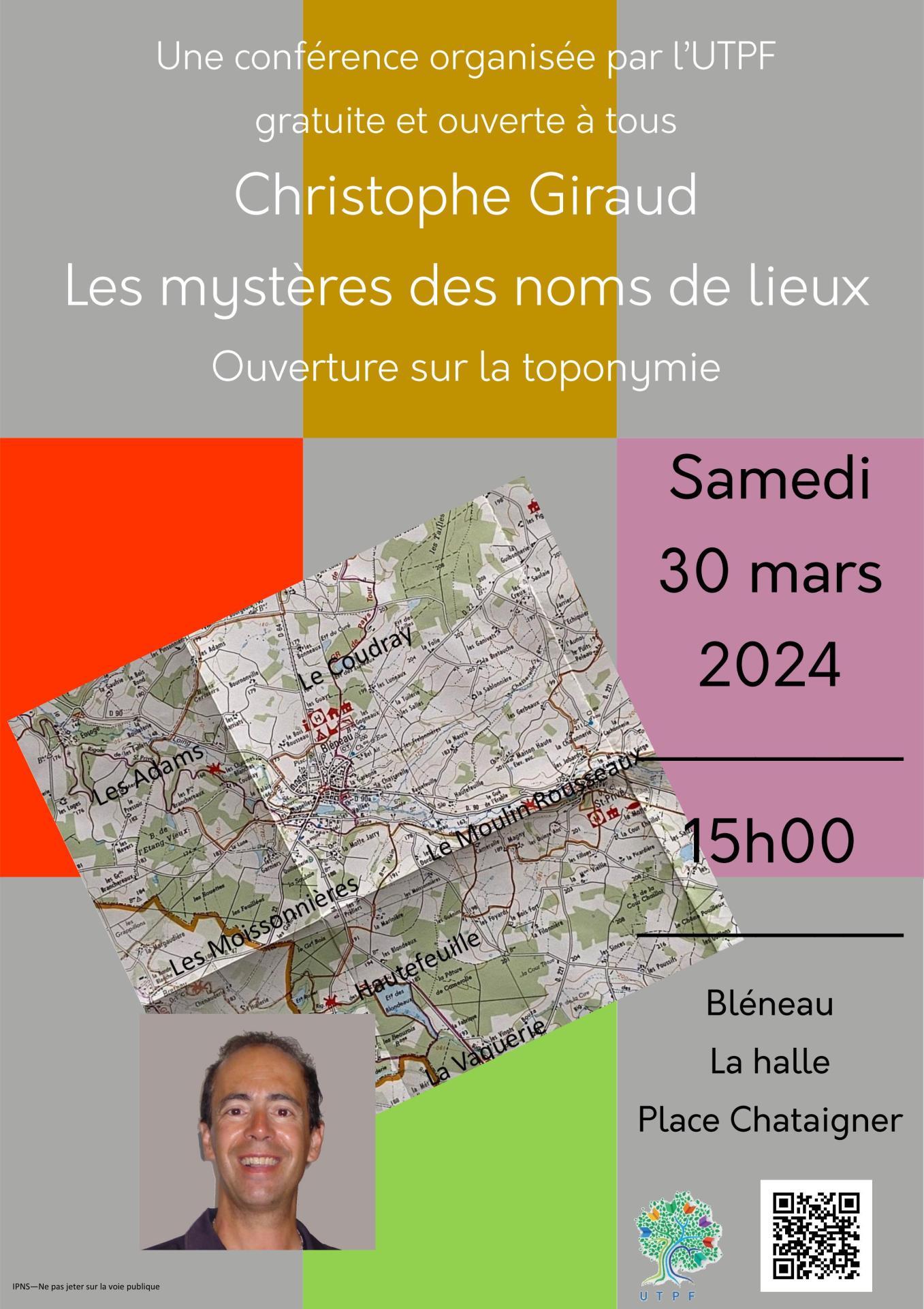 Affiche les mysteres des noms de lieux