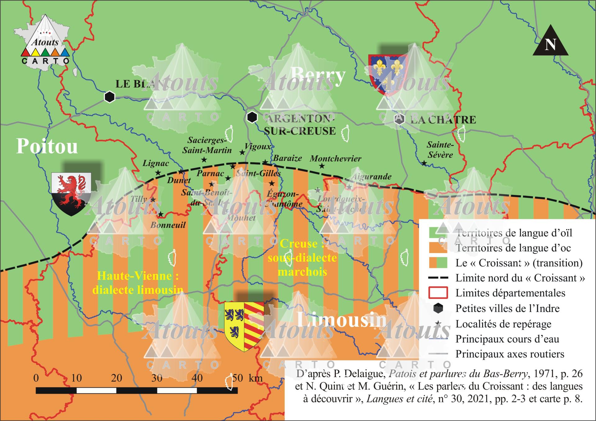 Carte limites linguistiques filigrane 300ppp