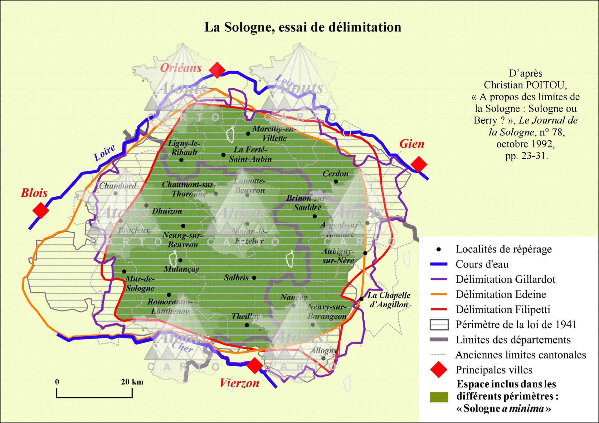 La sologne essai de delimitation crypte