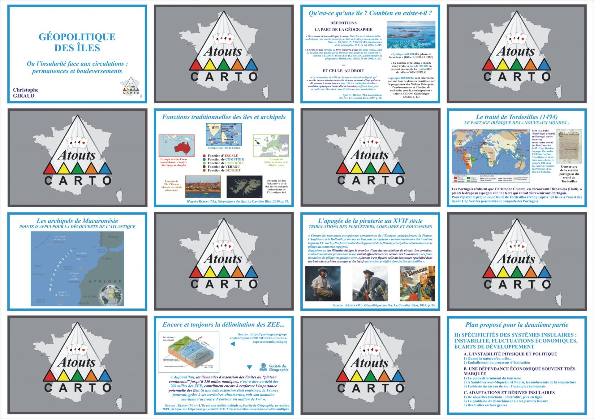 Miniatures geopolitique des iles une sur deux a