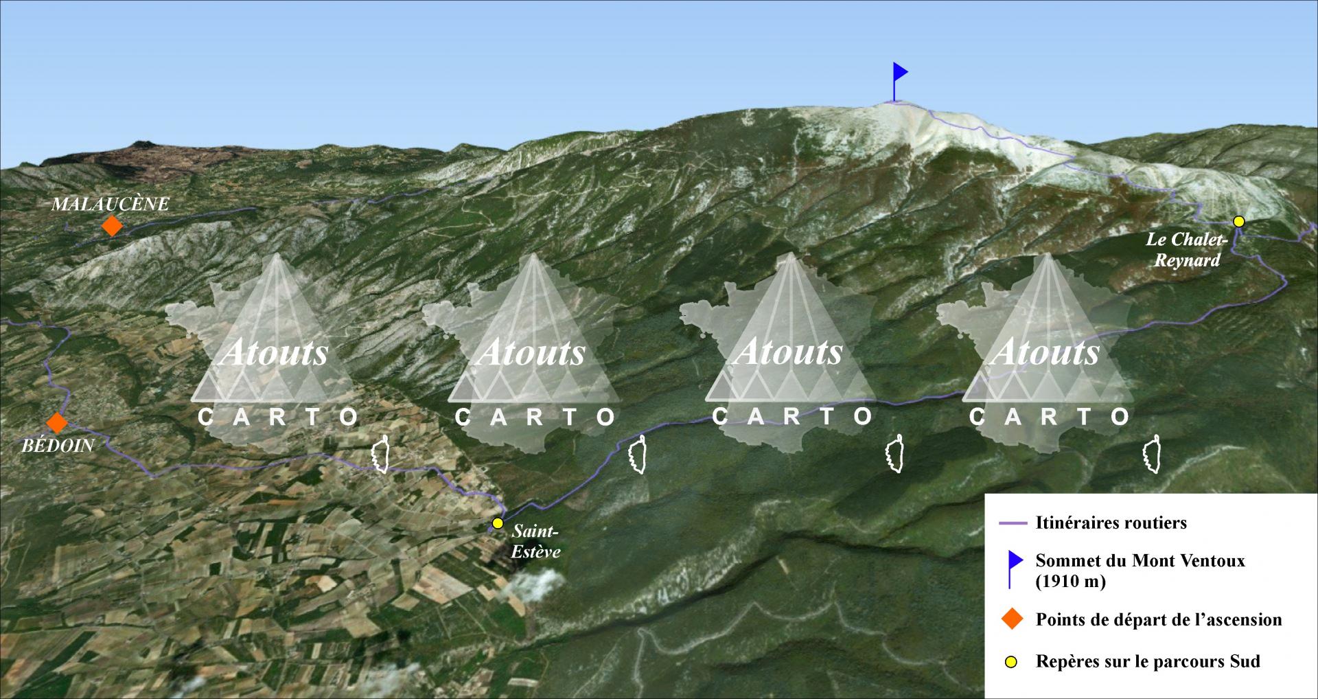 Tour du mont ventoux crypte